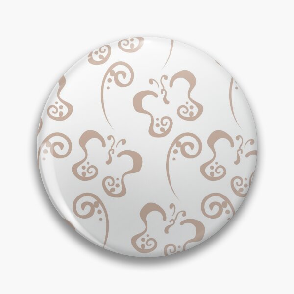 Item preview, Beige and White Butterfly and Scroll Pattern Pairs Dutch Boy 2022 Popular Color Sand Dunes 410-2DB - Colour Trends - Hue - Shade designed and sold by ColorOfTheYears.