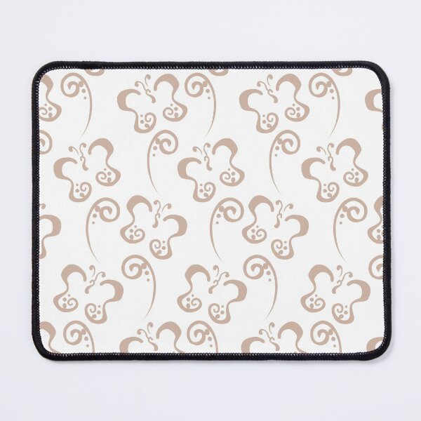 Artikelvorschau, Beige and White Butterfly and Scroll Pattern Pairs Dutch Boy 2022 Popular Color Sand Dunes 410-2DB - Colour Trends - Hue - Shade entworfen und verkauft von ColorOfTheYears.