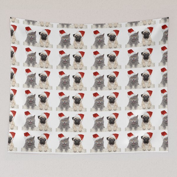 Item preview, Cat and Dog in Christmas  designed and sold by Ares286.