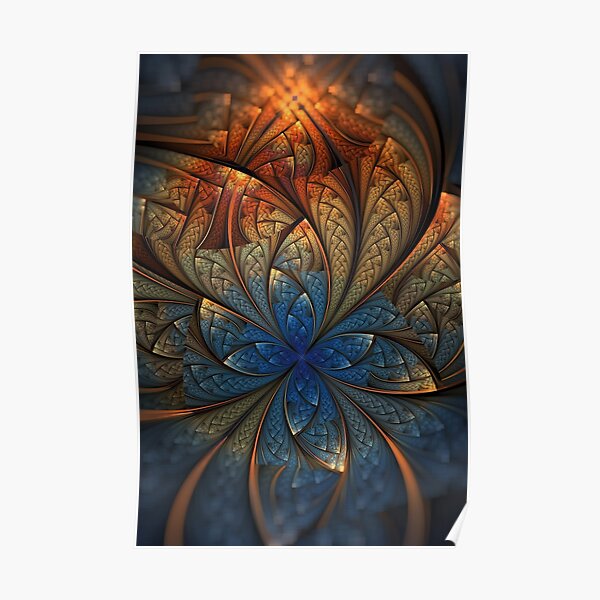 When blue turns gold Poster