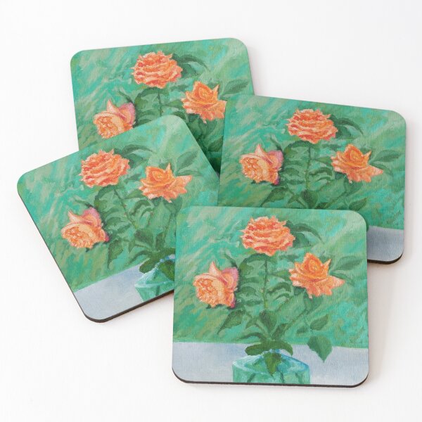 Item preview, Three Orange Roses designed and sold by SemyonovArt.