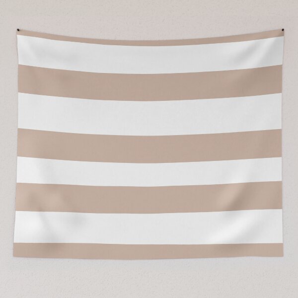 Item preview, Beige and White Horizontal Stripe Pattern Pairs Dutch Boy 2022 Popular Color Sand Dunes 410-2DB - Colour Trends - Hue - Shade designed and sold by ColorOfTheYears.