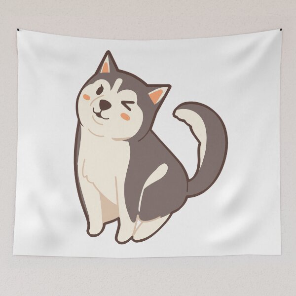 Item preview, Winking dog designed and sold by happyfunshop.