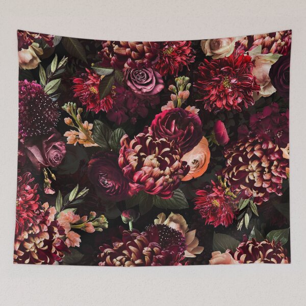 Item preview, Fall Midnight Botanical Night Garden Nightgarden designed and sold by UtArt.