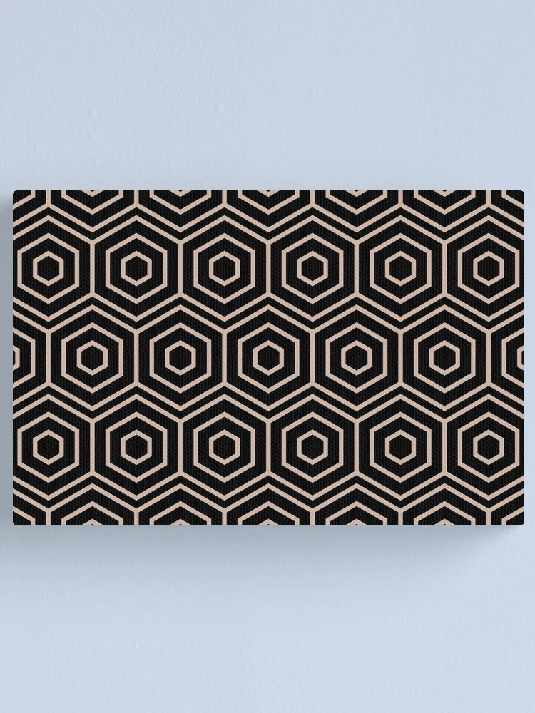 Imagen 1 de 3, Lienzo con la obra Beige and Black Minimal Geometric Shape Pattern Pairs Dutch Boy 2022 Popular Color Sand Dunes 410-2DB - Colour Trends - Hue - Shade, diseñada y vendida por ColorOfTheYears.