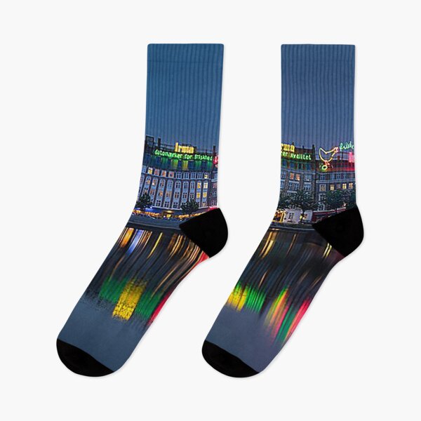 Item preview, Copenhagen Denmark, Copenhagen, Copenhagen Nightscape, Copenhagen Cityscape, Danish City Lights, Cityscape,  designed and sold by Nostrathomas66.
