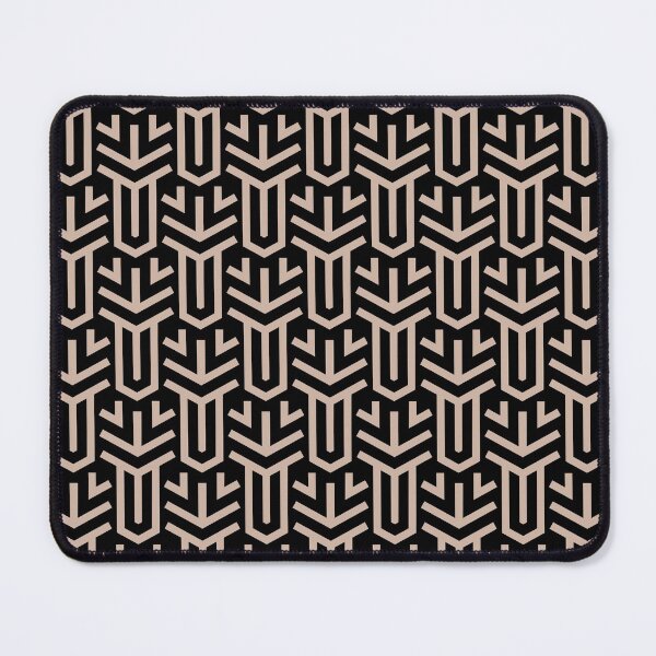 Artikelvorschau, Beige and Black Minimal Shape Tile Pattern Pairs Dutch Boy 2022 Popular Color Sand Dunes 410-2DB - Colour Trends - Hue - Shade entworfen und verkauft von ColorOfTheYears.