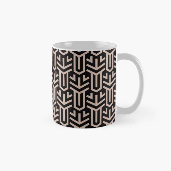 Artikelvorschau, Beige and Black Minimal Shape Tile Pattern Pairs Dutch Boy 2022 Popular Color Sand Dunes 410-2DB - Colour Trends - Hue - Shade entworfen und verkauft von ColorOfTheYears.