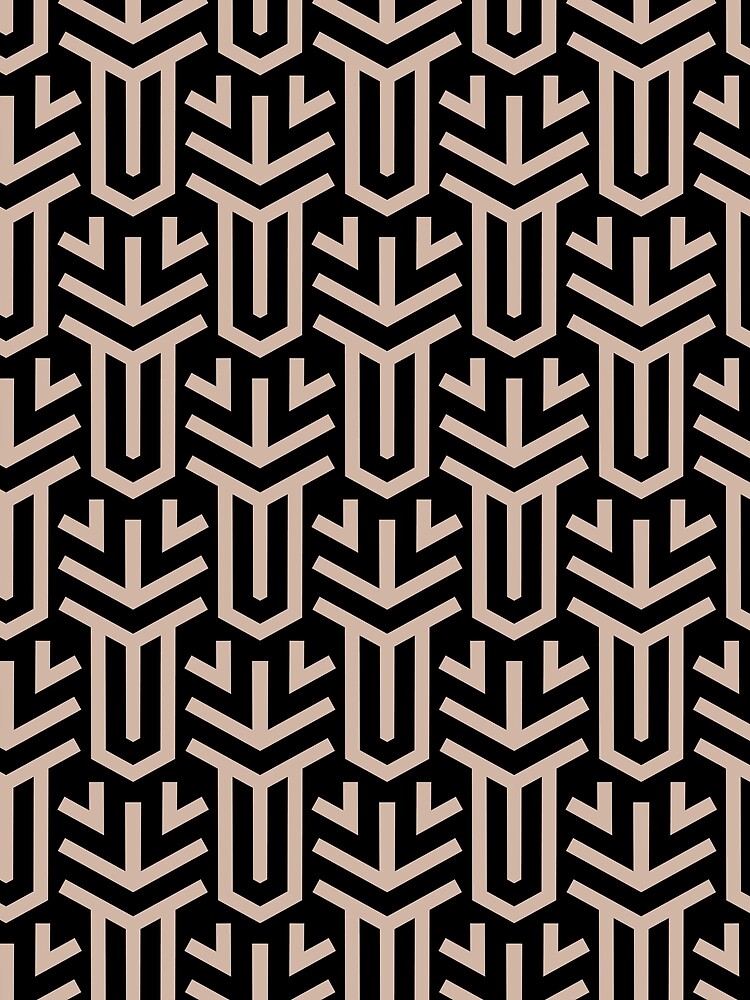 Thumbnail 3 von 3, Tuch, Beige and Black Minimal Shape Tile Pattern Pairs Dutch Boy 2022 Popular Color Sand Dunes 410-2DB - Colour Trends - Hue - Shade designt und verkauft von ColorOfTheYears.