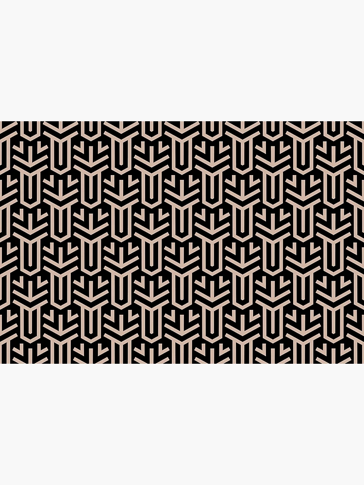 Imagen 3 de 3, Lienzo con la obra Beige and Black Minimal Shape Tile Pattern Pairs Dutch Boy 2022 Popular Color Sand Dunes 410-2DB - Colour Trends - Hue - Shade, diseñada y vendida por ColorOfTheYears.
