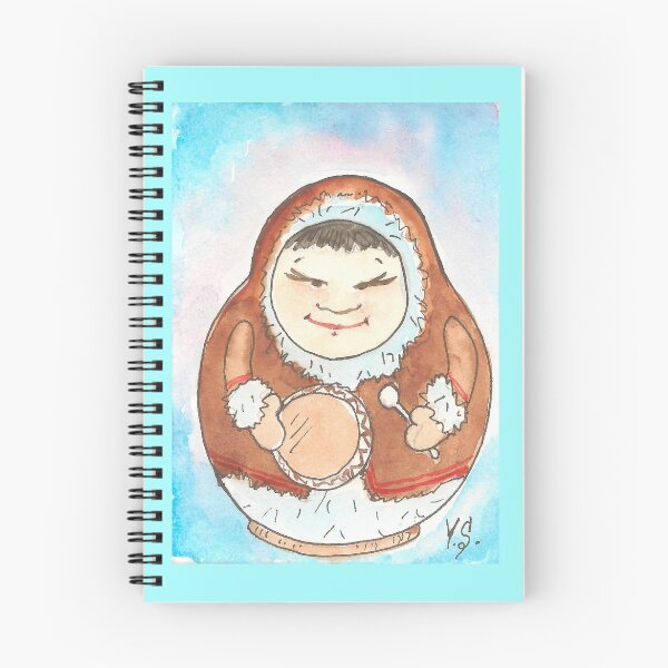 Item preview, Matryoshka in Khanty-style. Winter. designed and sold by Edward Nekrasov.