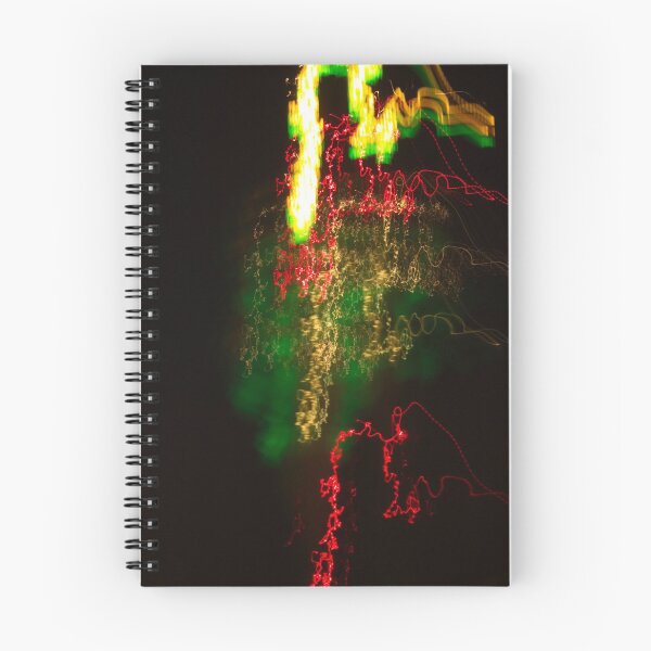 Item preview, The multicolored red, green and yelow lightning  flash on the black night background designed and sold by IraNiva.