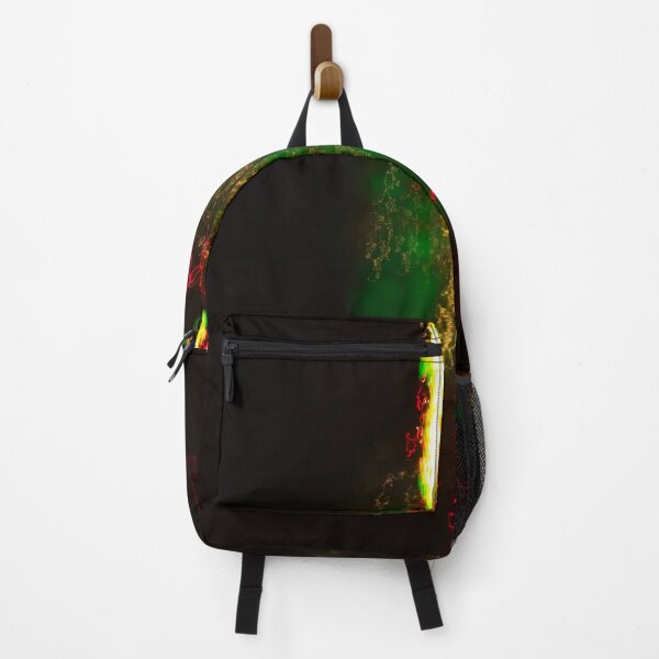 Item preview, The multicolored red, green and yelow lightning flash on the black night background designed and sold by IraNiva.