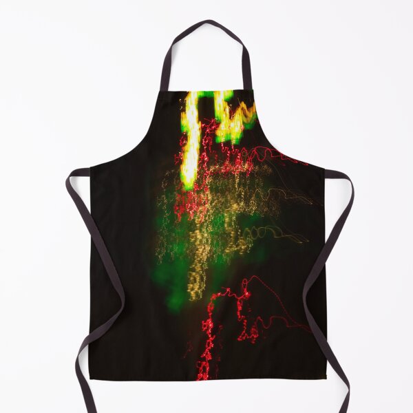 Item preview, The multicolored red, green and yelow lightning flash on the black night background designed and sold by IraNiva.