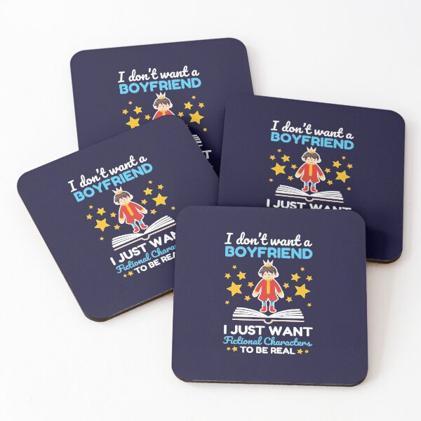 Item preview, I Just Want Fictional Characters to Be Real Funny Book Lover designed and sold by jaygo.