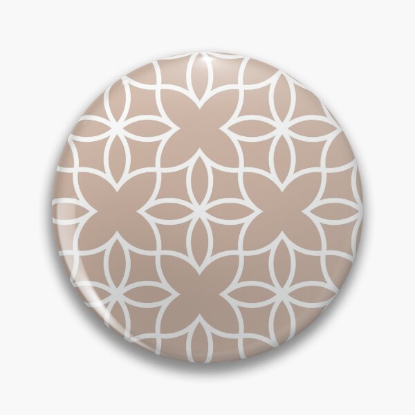 Item preview, Beige and White Minimal Line Art Pattern 4 Flower Pairs Dutch Boy 2022 Popular Color Sand Dunes 410-2DB - Colour Trends - Hue - Shade designed and sold by ColorOfTheYears.