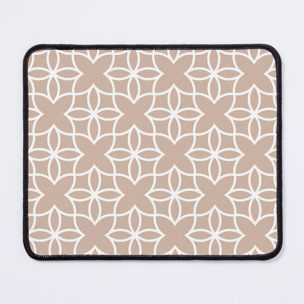 Artikelvorschau, Beige and White Minimal Line Art Pattern 4 Flower Pairs Dutch Boy 2022 Popular Color Sand Dunes 410-2DB - Colour Trends - Hue - Shade entworfen und verkauft von ColorOfTheYears.