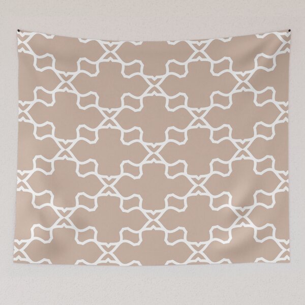 Item preview, Beige and White Ornamental Shape Pattern 3 Pairs Dutch Boy 2022 Popular Color Sand Dunes 410-2DB - Colour Trends - Hue - Shade designed and sold by ColorOfTheYears.