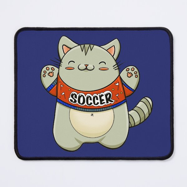 Item preview, Animando Fútbol Kawaii Cat designed and sold by Neonyx2020.