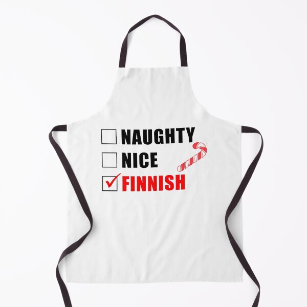 Item preview, Naughty Nice Finnish Christmas List Funny designed and sold by jaycartoonist.