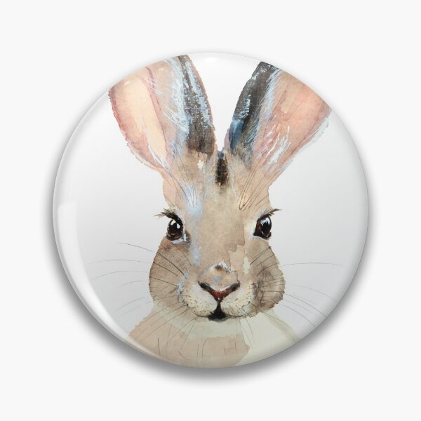 Item preview, Portrait of a cute rabbit designed and sold by viktoriagam.