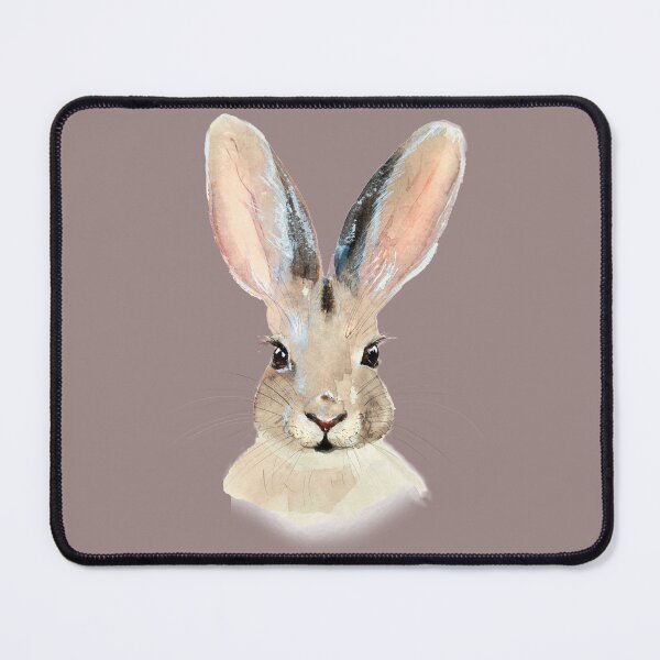 Item preview, Portrait of a cute rabbit designed and sold by viktoriagam.