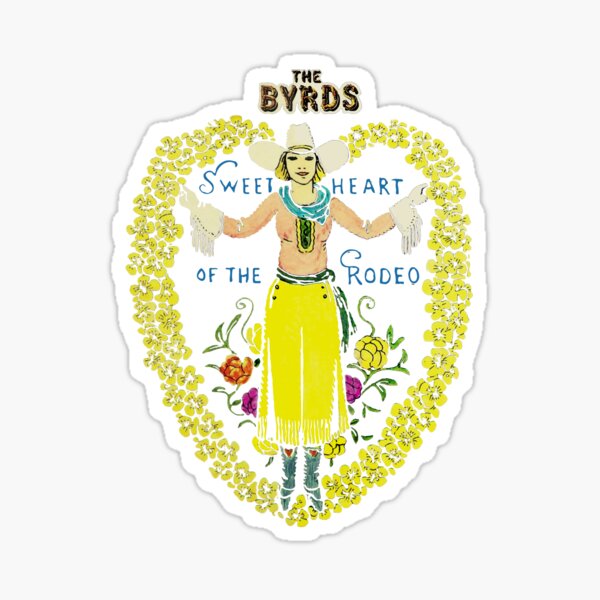 The Byrds Sweet Heart of the Rodeo Sticker