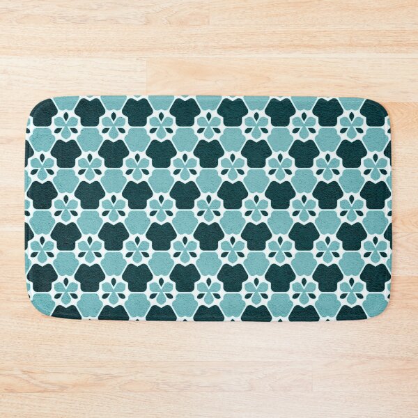 Item preview, Texturized Blue Floral Tile designed and sold by Diana377.