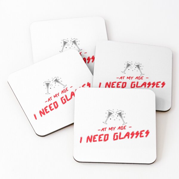 Item preview, At My Age I Need Glasses sticker   designed and sold by Artezia.