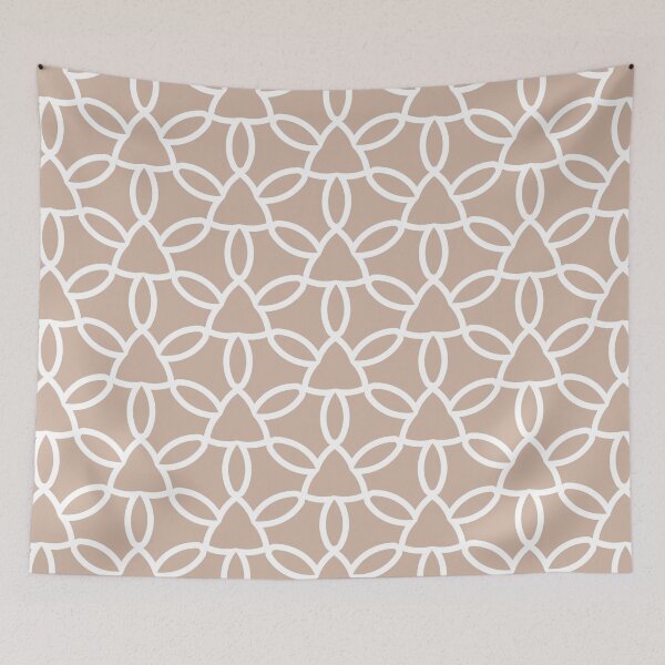 Item preview, Beige and White Tessellation Line Pattern 32 Pairs Dutch Boy 2022 Popular Color Sand Dunes 410-2DB - Colour Trends - Hue - Shade designed and sold by ColorOfTheYears.