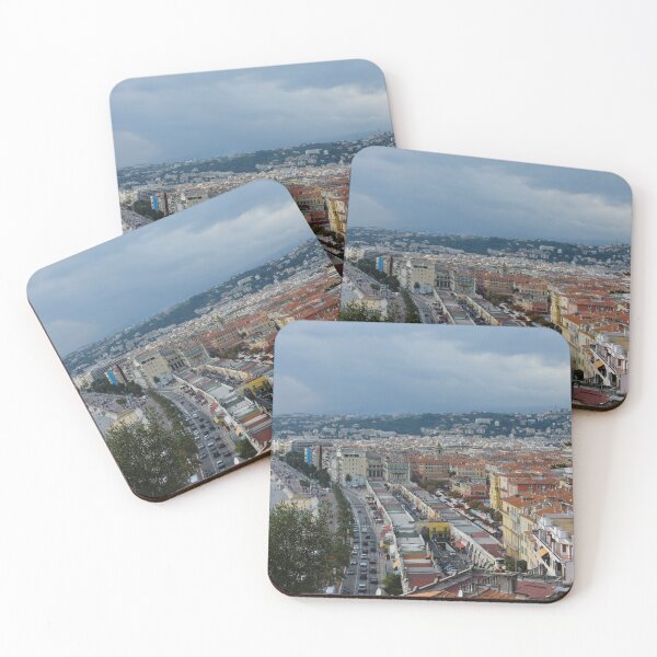 Item preview, Promenade des Anglais and Cours Saleya from Above - Nice, France, French Riviera designed and sold by Georgia Mizuleva.