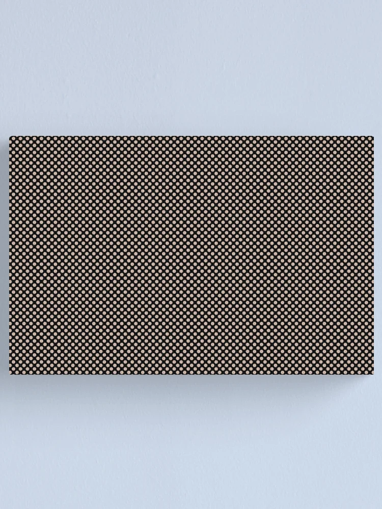Imagen 1 de 3, Lienzo con la obra Beige and Black Uniform Tiny Polka Dot Pattern 1 Pairs Dutch Boy 2022 Popular Color Sand Dunes 410-2DB - Colour Trends - Hue - Shade, diseñada y vendida por ColorOfTheYears.