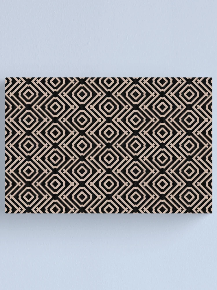 Imagen 1 de 3, Lienzo con la obra Beige and Black Vertical Stripe Diamond Pattern Pairs Dutch Boy 2022 Popular Color Sand Dunes 410-2DB - Colour Trends - Hue - Shade, diseñada y vendida por ColorOfTheYears.