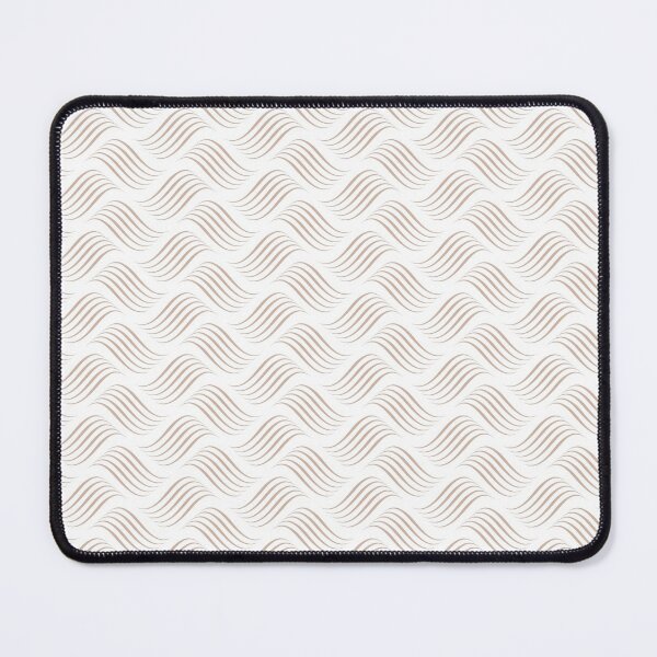Artikelvorschau, Beige and White Wavy Tessellation Line Pattern Pairs Dutch Boy 2022 Popular Color Sand Dunes 410-2DB - Colour Trends - Hue - Shade entworfen und verkauft von ColorOfTheYears.