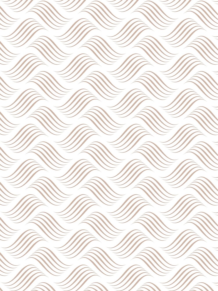 Thumbnail 3 von 3, Tuch, Beige and White Wavy Tessellation Line Pattern Pairs Dutch Boy 2022 Popular Color Sand Dunes 410-2DB - Colour Trends - Hue - Shade designt und verkauft von ColorOfTheYears.