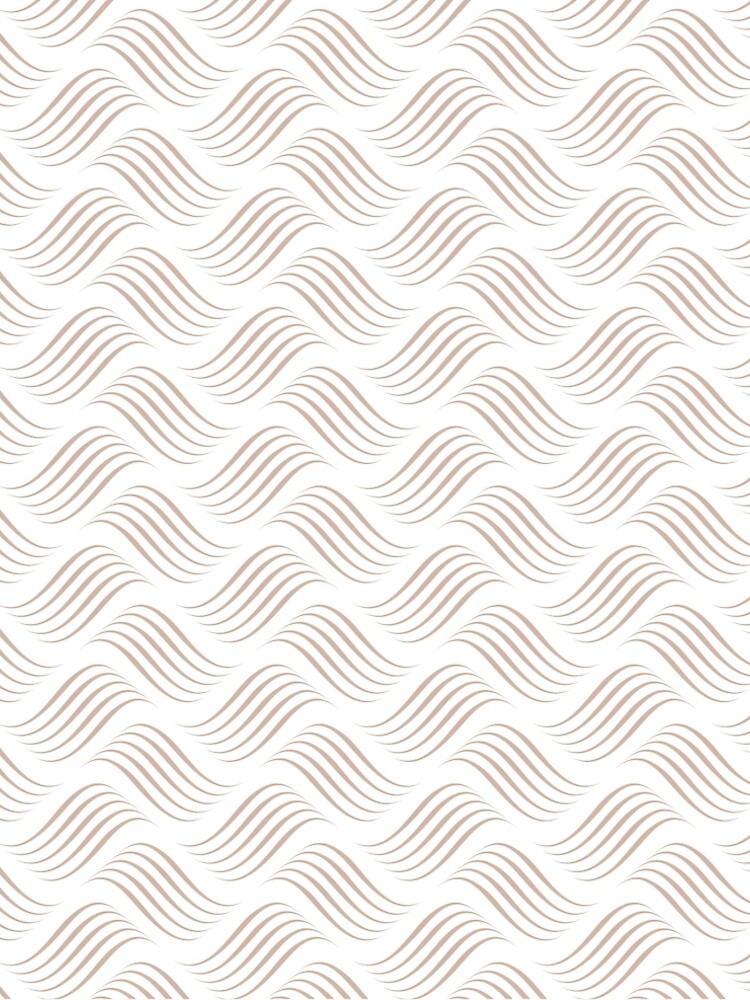 Aperçu 5 sur 5. Robe trapèze avec l'œuvre Beige and White Wavy Tessellation Line Pattern Pairs Dutch Boy 2022 Popular Color Sand Dunes 410-2DB - Colour Trends - Hue - Shade créée et vendue par ColorOfTheYears.