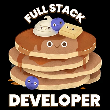 Artwork thumbnail, Full Stack Developer - Coding Programmer Design by Shirtlify