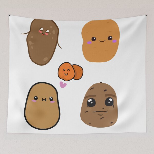 Item preview,  Cute Sweet Potato Spud Essential T-Shirt designed and sold by Dragsma ⭐⭐⭐⭐⭐.