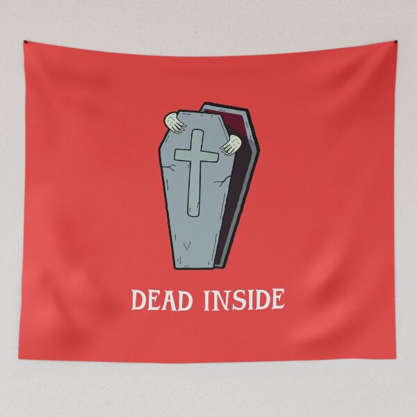Item preview, Dead Inside Vampire Coffin Halloween designed and sold by keeleypost.