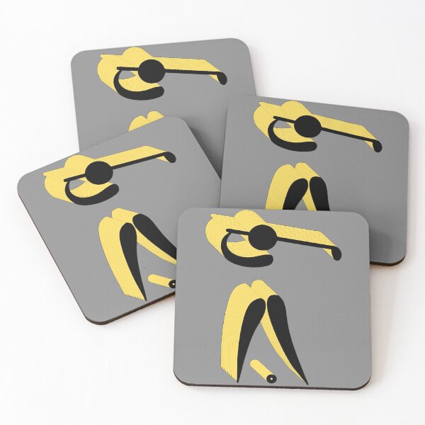 Item preview, Golfer Pictogram in Yellow Shadow - Golf designed and sold by SheetalMourya.