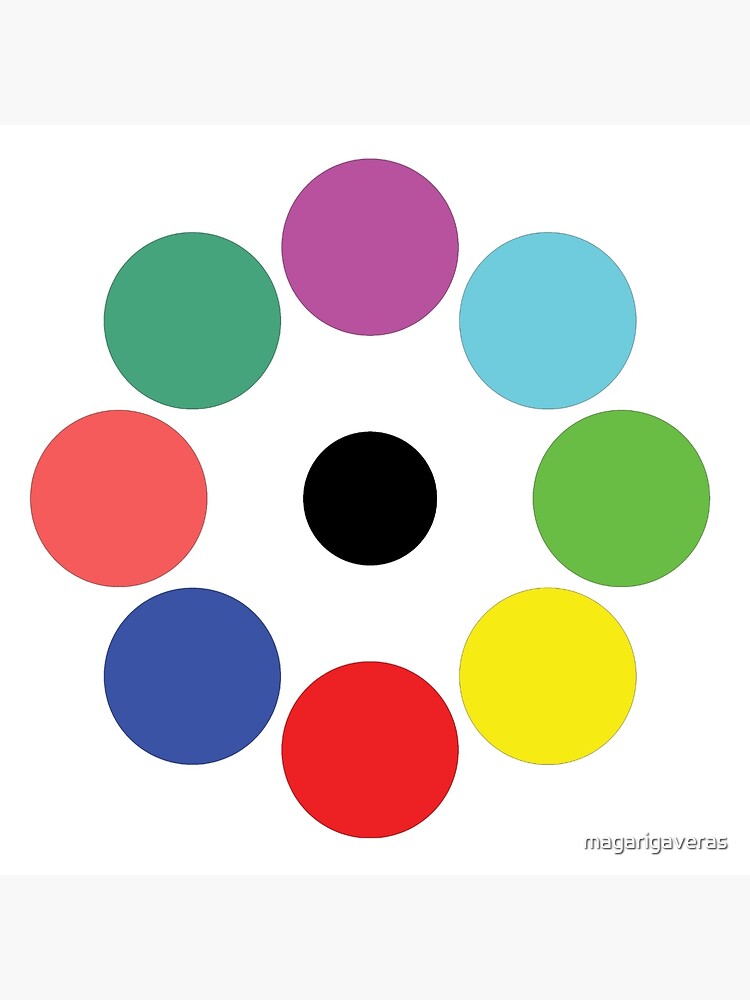 Rainbow Dot Dry Erase Wall Decals