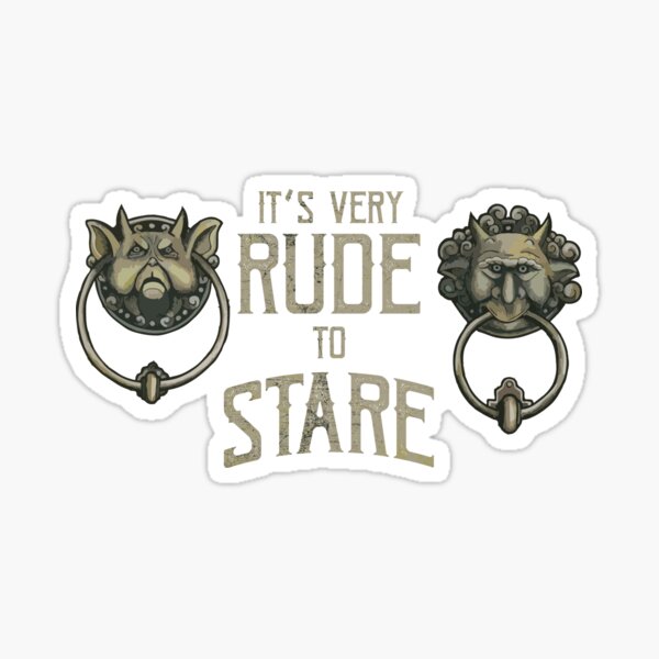 Item preview, It's Very Rude To Stare Labyrinth Knockers designed and sold by roxy7922.