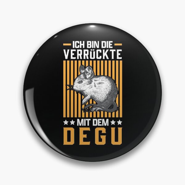 Item preview, The crazy with degu rodent Chilean rodent designed and sold by madgrfx.