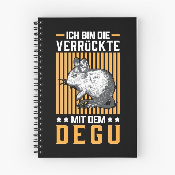 Item preview, The crazy with degu rodent Chilean rodent designed and sold by madgrfx.