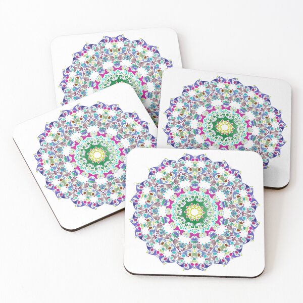 Item preview, Ornate Flower Mandala Rose Blue designed and sold by Abdelal.