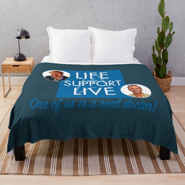 Item preview, Life Support Live T-ShirtOne of Us Is A Real Doctor! designed and sold by shopsonquan.
