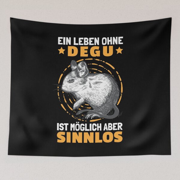 Item preview, Life without degu rodent Chilean rodent designed and sold by madgrfx.