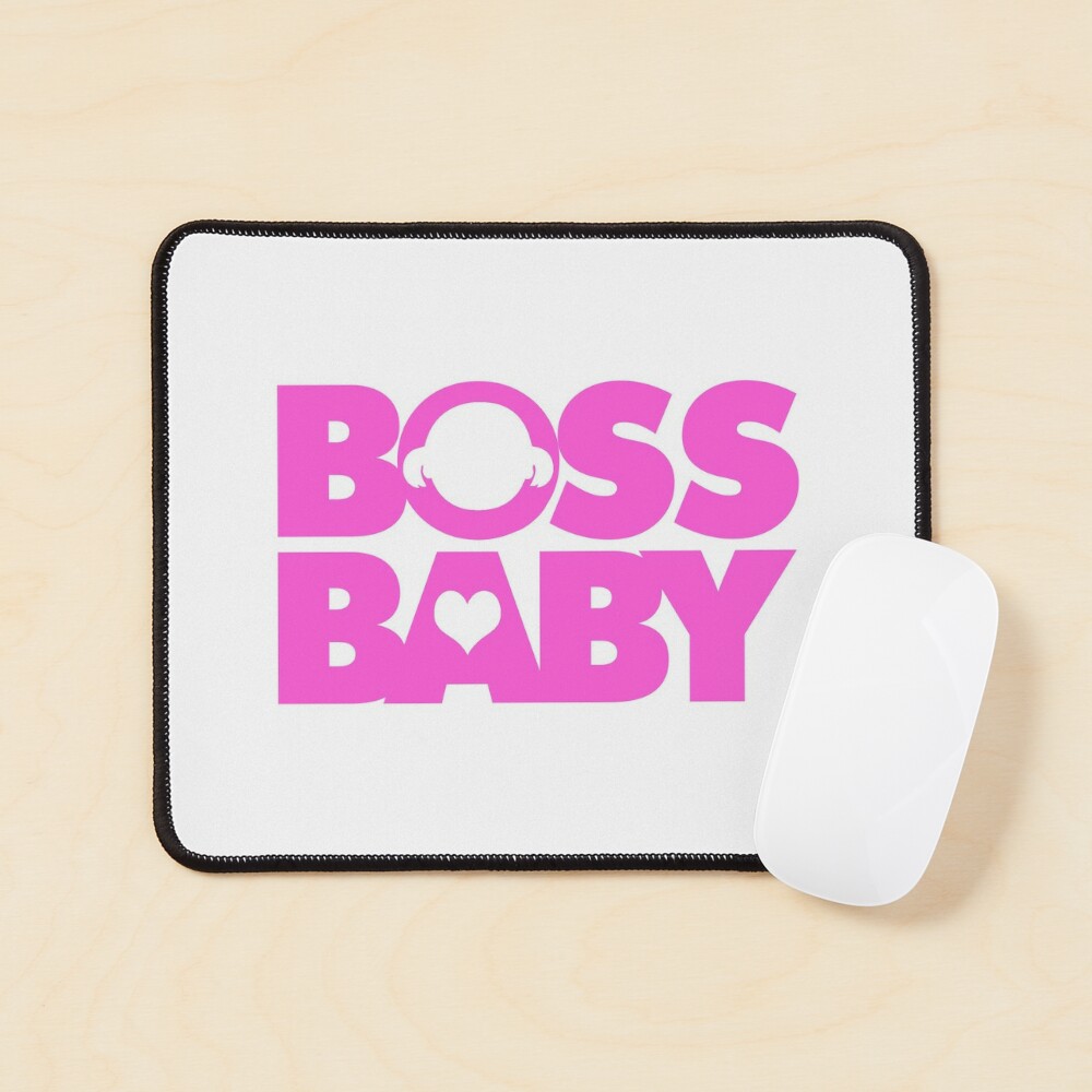 Boss baby lettering Pink Art Print for Sale by ninakosh