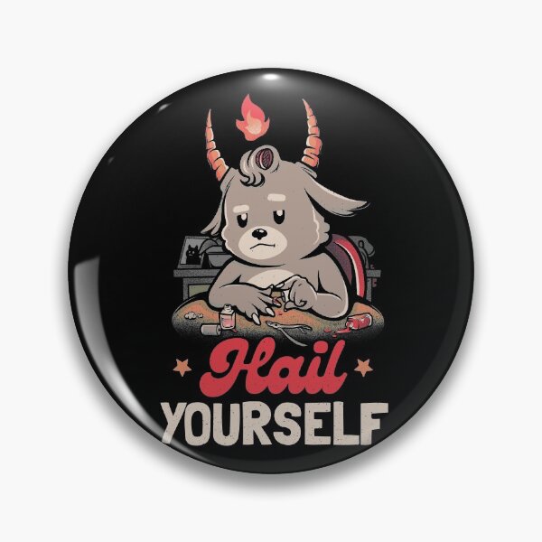 Item preview, Hail Yourself - Cute Evil Creepy Baphomet Gift designed and sold by EduEly.