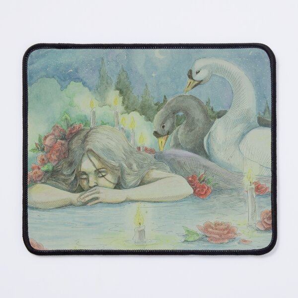 Item preview, Swans and Roses designed and sold by Hannah Vale.